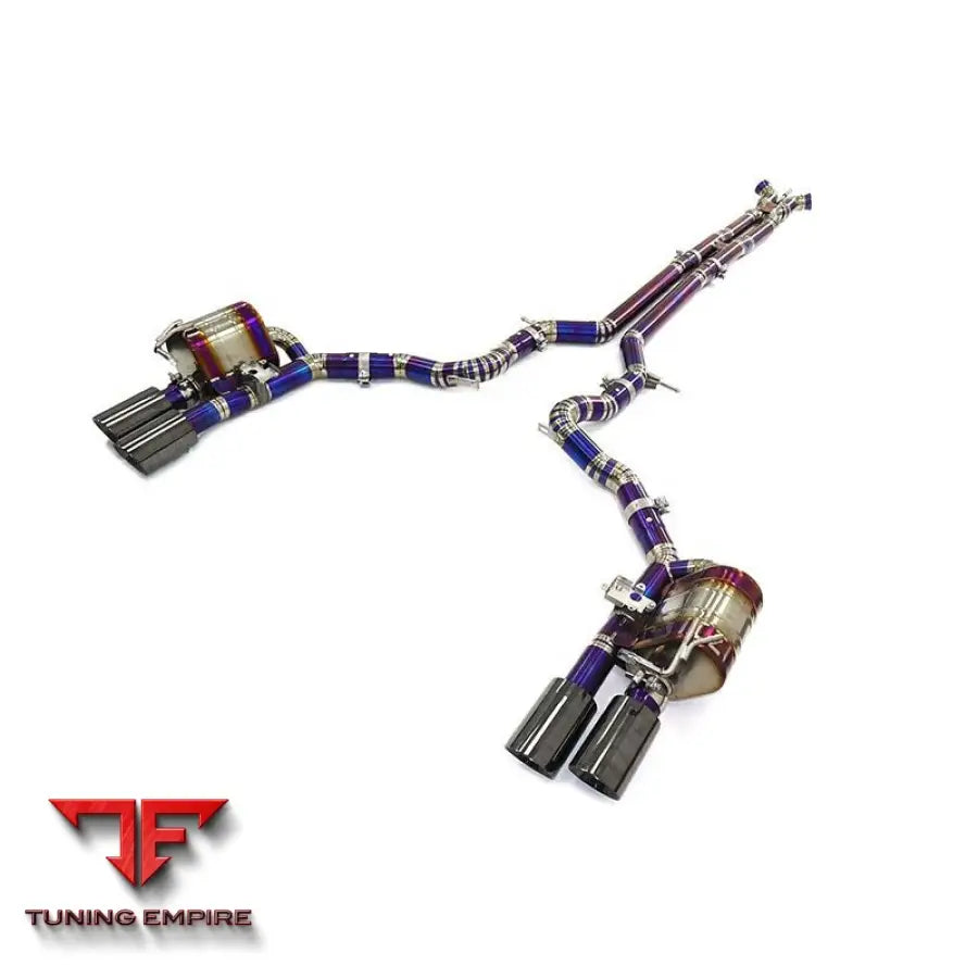 PORSCHE PANAMERA TURBO 971 4.0T TITANIUM CATBACK RAZOR EXHAUST WITH MUFFLER VALVE