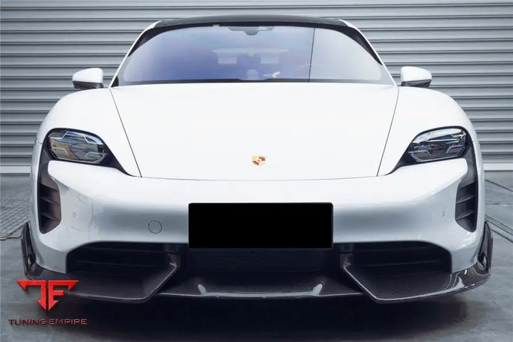 PORSCHE TAYCAN & 4 & 4S & GTS & TURBO CADO STYLE FRONT LIP BSD