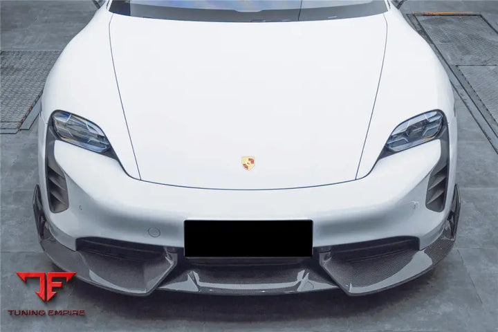 PORSCHE TAYCAN & 4 & 4S & GTS & TURBO CADO STYLE FRONT LIP BSD