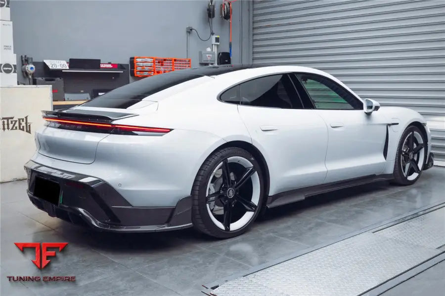 PORSCHE TAYCAN & 4 & 4S & GTS & TURBO CADO STYLE REAR DIFFUSER BSD