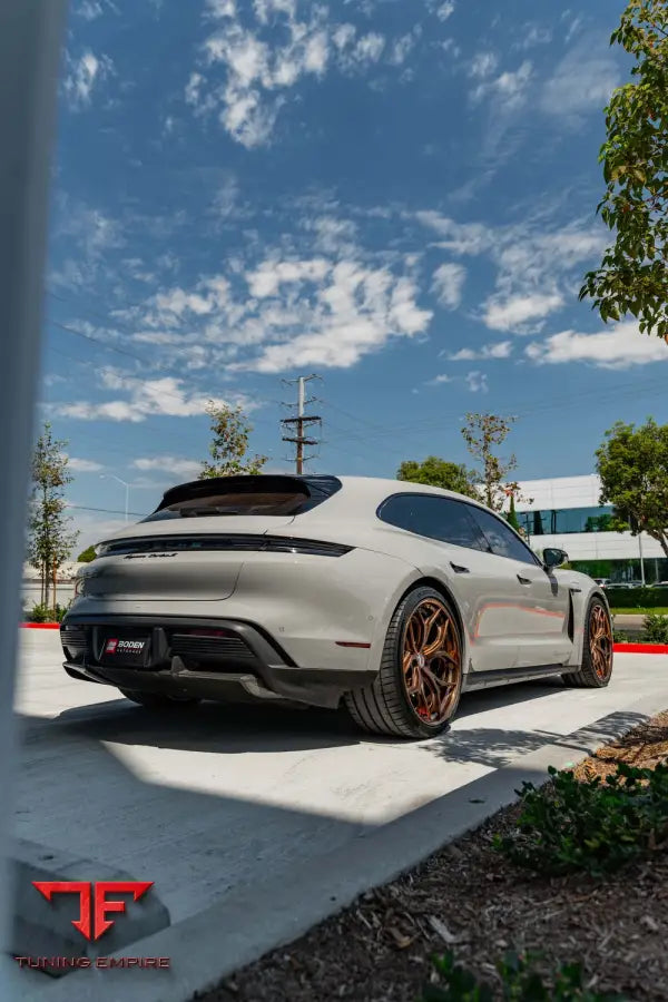 PORSCHE TAYCAN TURBO FORGED WHEELS AND EXHAUST SYSTEM