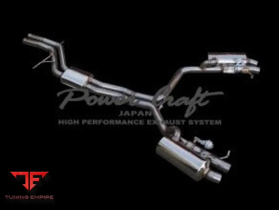 POWERCRAFT AUDI RS5 FRONT PIPE HYBRID EXHAUST MUFFLER SYSTEM
