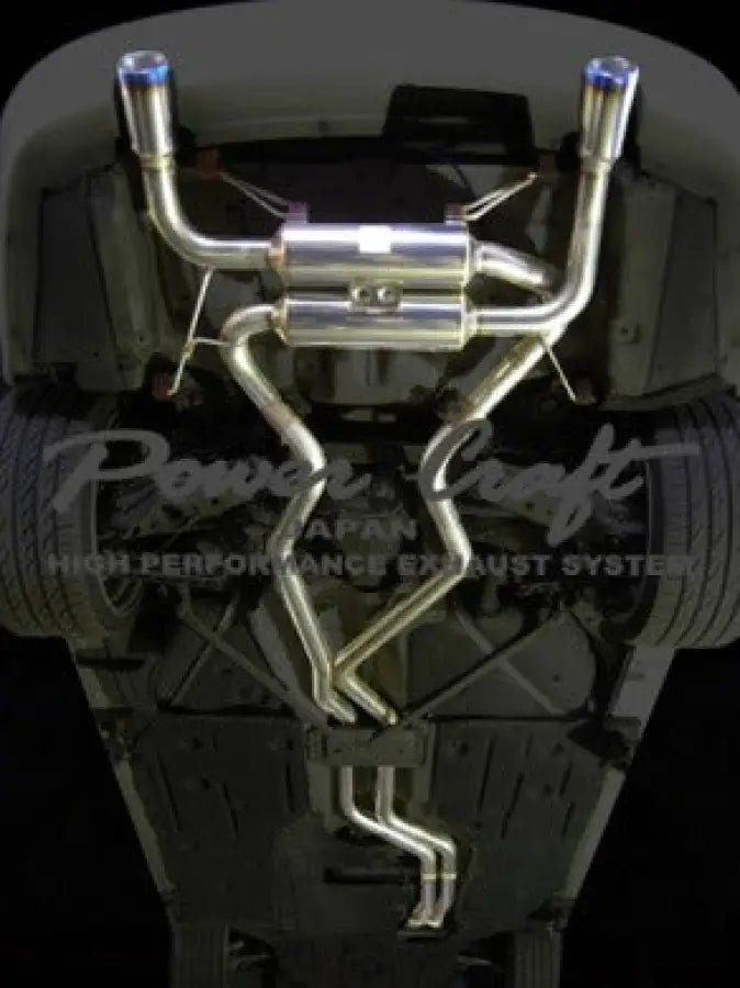 POWERCRAFT BMW ALPINA B6/335i HYBRID EXHAUST MUFFLER SYSTEM
