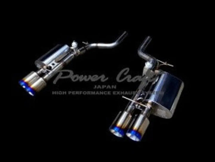 POWERCRAFT BMW E60 M5/E63 M6 HYBRID EXHAUST MUFFLER SYSTEM