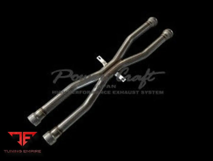 POWERCRAFT BMW E90 E92 M3 CENTER X TUBE HYBRID EXHAUST MUFFLER SYSTEM
