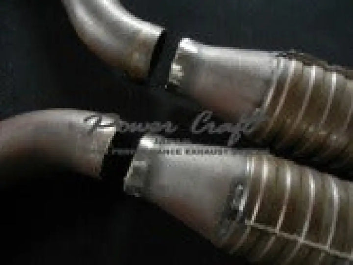 POWERCRAFT BMW E90 E92 M3 CENTER X TUBE HYBRID EXHAUST MUFFLER SYSTEM