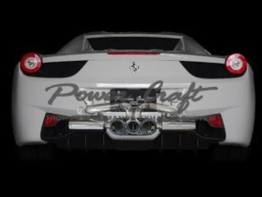 POWERCRAFT FERRARI 458 ITALIA／SPECIALE HYBRID EXHAUST MUFFLER SYSTEM