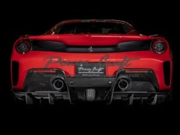 POWERCRAFT FERRARI 488 PISTA HYBRID EXHAUST MUFFLER SYSTEM