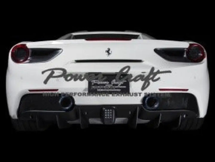 POWERCRAFT FERRARI 488 PISTA HYBRID EXHAUST MUFFLER SYSTEM