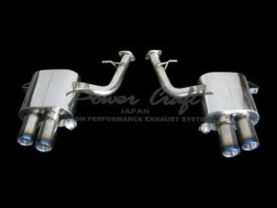 POWERCRAFT FERRARI 599/612 SCAGLIETTI HYBRID EXHAUST MUFFLER SYSTEM
