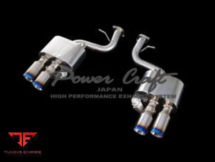 POWERCRAFT FERRARI 599/612 SCAGLIETTI HYBRID EXHAUST MUFFLER SYSTEM