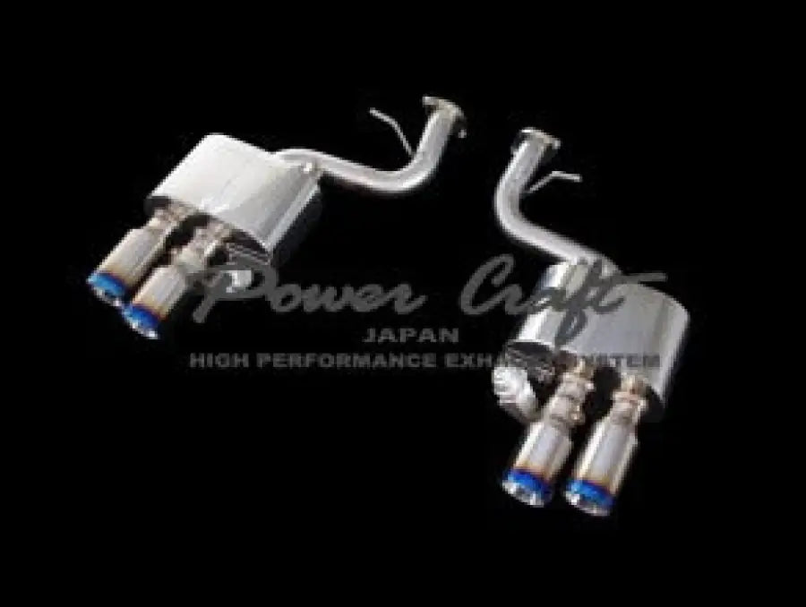POWERCRAFT FERRARI 599/612 SCAGLIETTI HYBRID EXHAUST MUFFLER SYSTEM