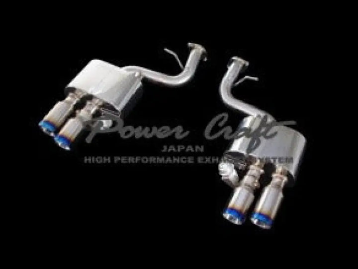 POWERCRAFT FERRARI 599/612 SCAGLIETTI HYBRID EXHAUST MUFFLER SYSTEM