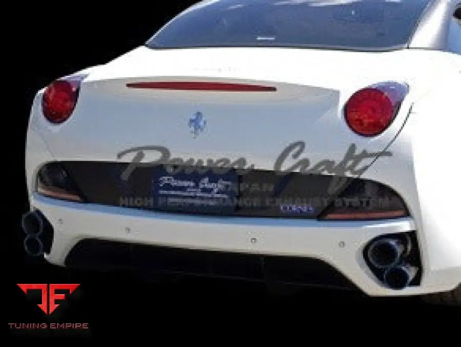 POWERCRAFT FERRARI CALIFORNIA30 CENTER X TUBE HYBRID EXHAUST MUFFLER SYSTEM