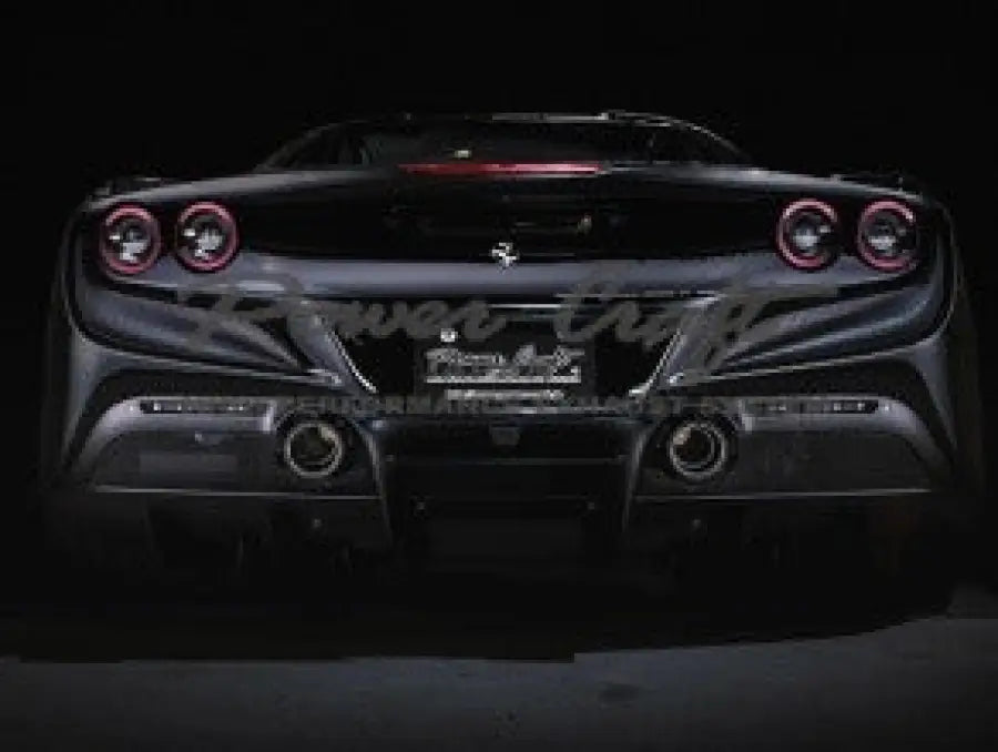 POWERCRAFT FERRARI F8 TRIBUTE HYBRID EXHAUST MUFFLER SYSTEM