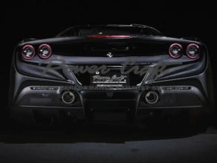 POWERCRAFT FERRARI F8 TRIBUTE HYBRID EXHAUST MUFFLER SYSTEM