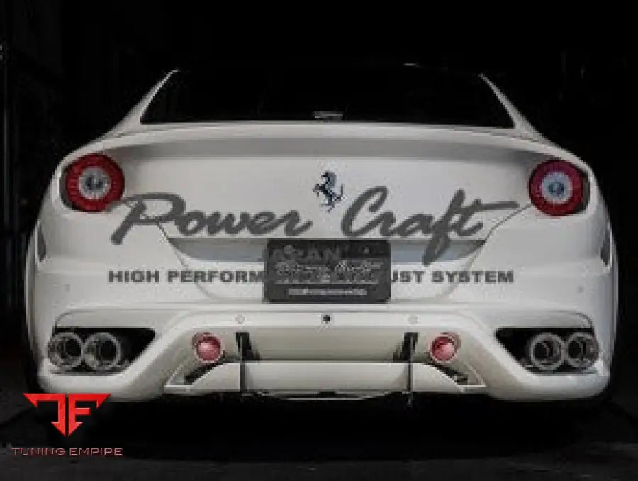 POWERCRAFT FERRARI FF FRONT PIPE HYBRID EXHAUST MUFFLER SYSTEM