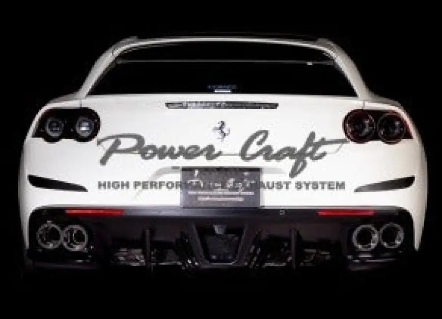 POWERCRAFT FERRARI GTC4 LUSSO V8 TURBO HYBRID EXHAUST MUFFLER SYSTEM