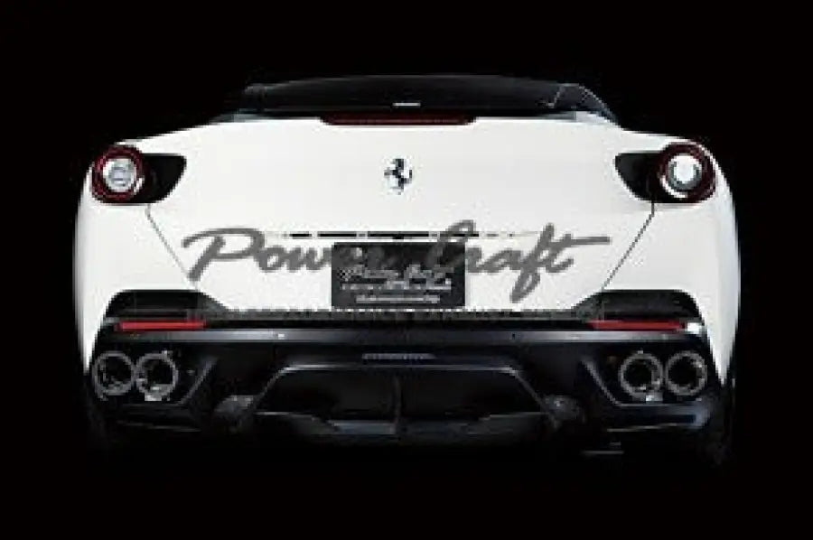 POWERCRAFT FERRARI PORTFINO FRONT PIPE HYBRID EXHAUST MUFFLER SYSTEM