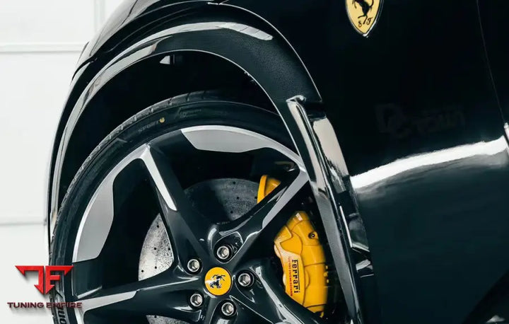 PUROSANGUE FUV TYPE F175 OEM STYLE DRY CARBON FIBER FENDER FLARE BSD