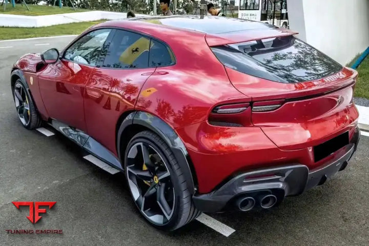 PUROSANGUE FUV TYPE F175 OEM STYLE DRY CARBON FIBER FENDER FLARE BSD