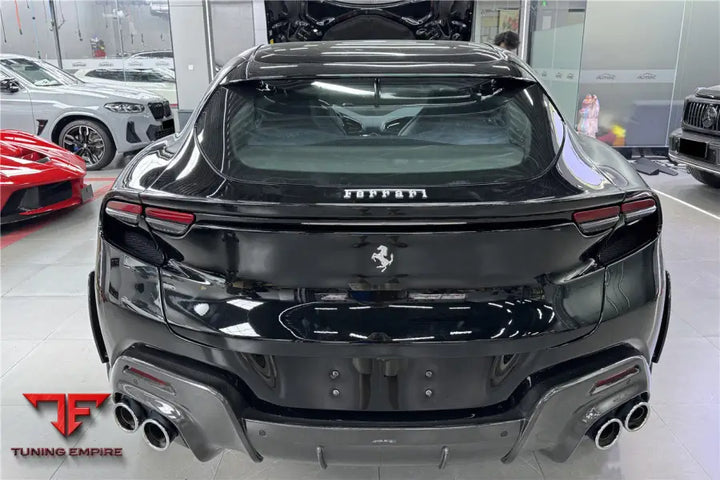 PUROSANGUE FUV TYPE F175 OEM STYLE DRY CARBON FIBER REAR DIFFUSER BSD