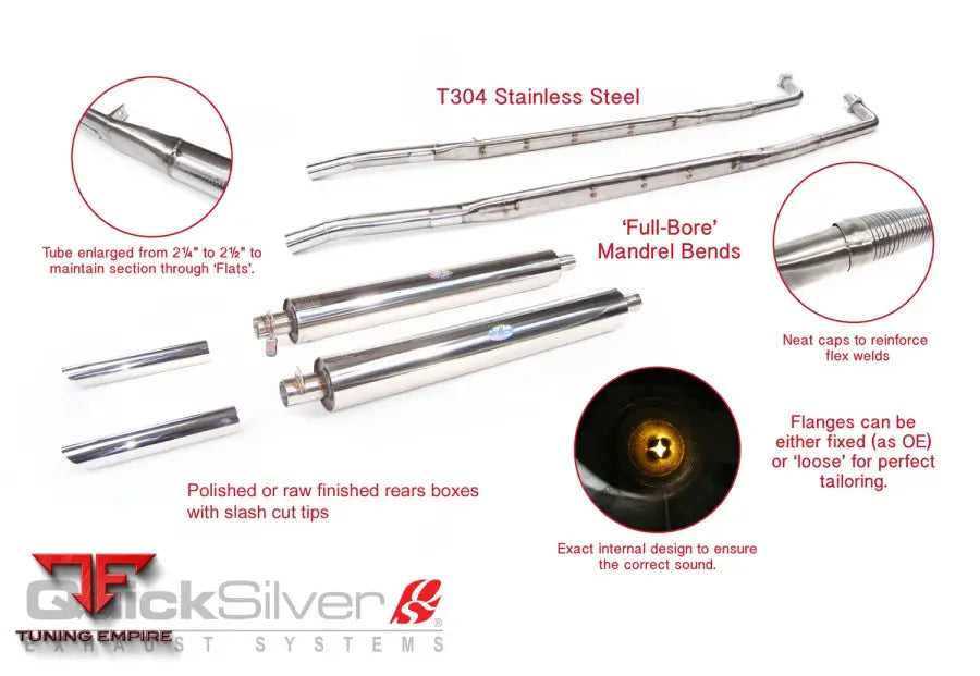 QUICKSILVER ASTON MARTIN DB4 GT AND ZAGATO EXHAUST SYSTEM (1958-63)