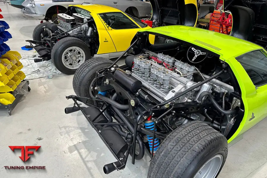 QUICKSILVER LAMBORGHINI MIURA P400 INC. S SV STAINLESS STEEL EXHAUST (1966-72)