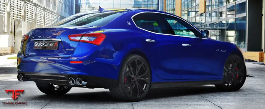 QUICKSILVER MASERATI GHIBLI INC. S Q4 PETROL - SPORT EXHAUST WITH SOUND ARCHITECT™ (2014 ON)