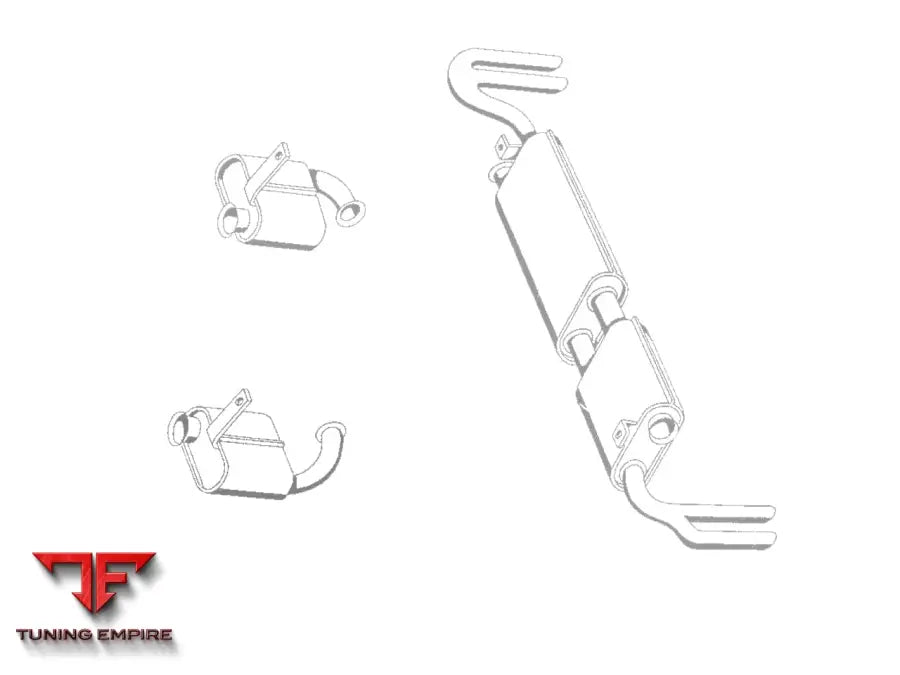 QUICKSILVER MASERATI MERAK STAINLESS STEEL EXHAUST (1972-87)