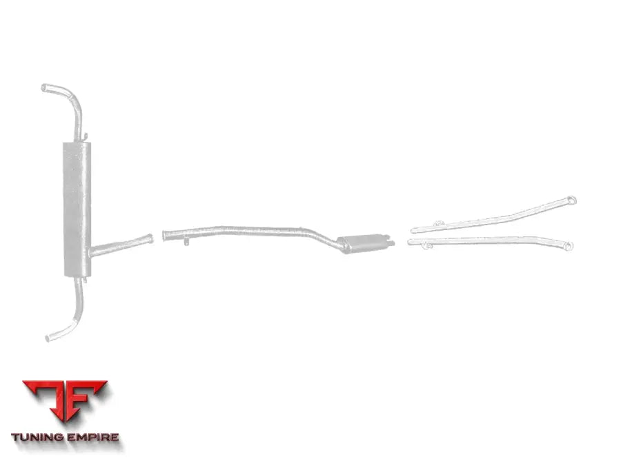 QUICKSILVER MASERATI QUATTROPORTE SERIES 1 STAINLESS STEEL EXHAUST (1963-71)