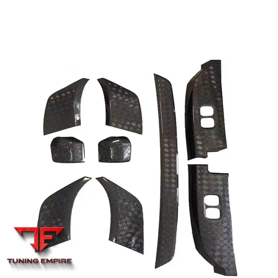 RANGE ROVER DEFENDER 110 90 BLACK MIRROR COVER SET 2020 2023