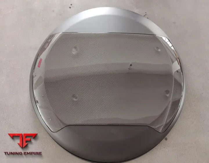 RANGE ROVER DEFENDER 90 110 130 GLOSSY BLACK SPARE TIRE COVER