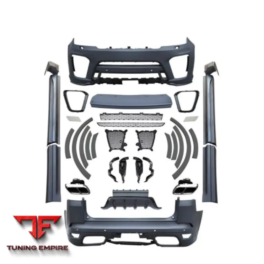 RANGE ROVER SPORT BODY KIT UPGRADE SVR STYLE WITH LIGHTS 2014-2017
