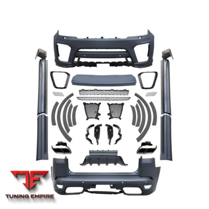RANGE ROVER SPORT BODY KIT UPGRADE SVR STYLE WITH LIGHTS 2014-2017