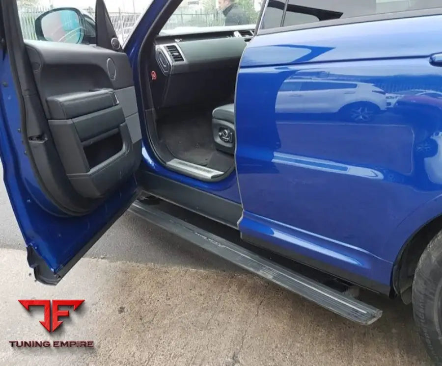 RANGE ROVER SPORT ELECTRIC RUNNING BOARDS BLACK 2014-2017