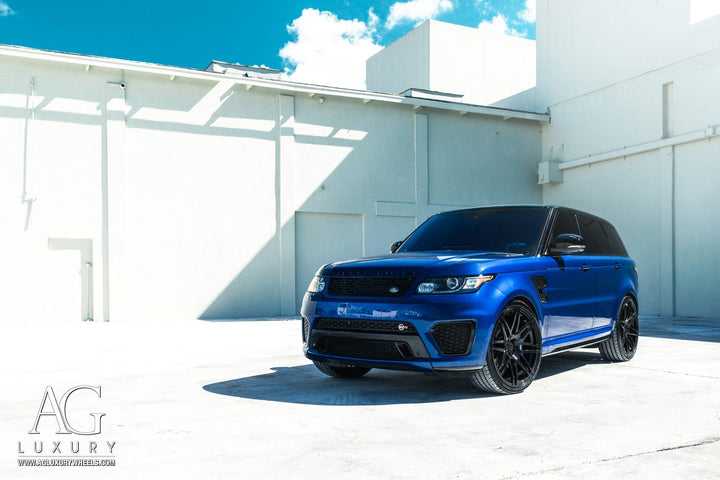 Range Rover SVR on custom forged wheels