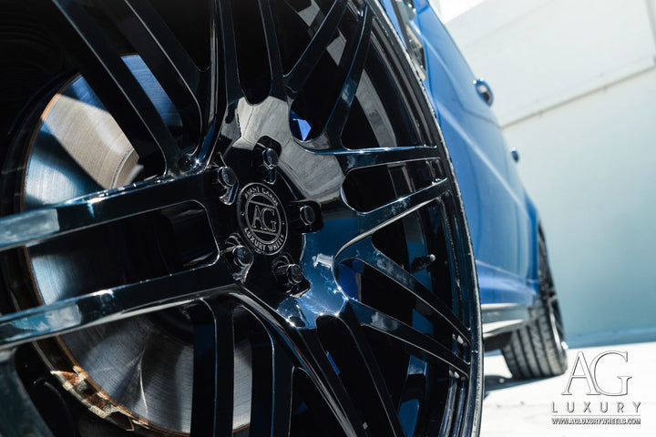 Range Rover SVR on custom forged wheels
