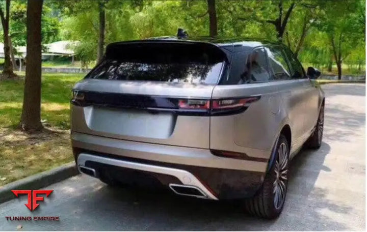 RANGE ROVER VELAR CARBON FIBER REAR BUMPER DIFFUSER WITH EXHAUST TIPS 2017-2021Y