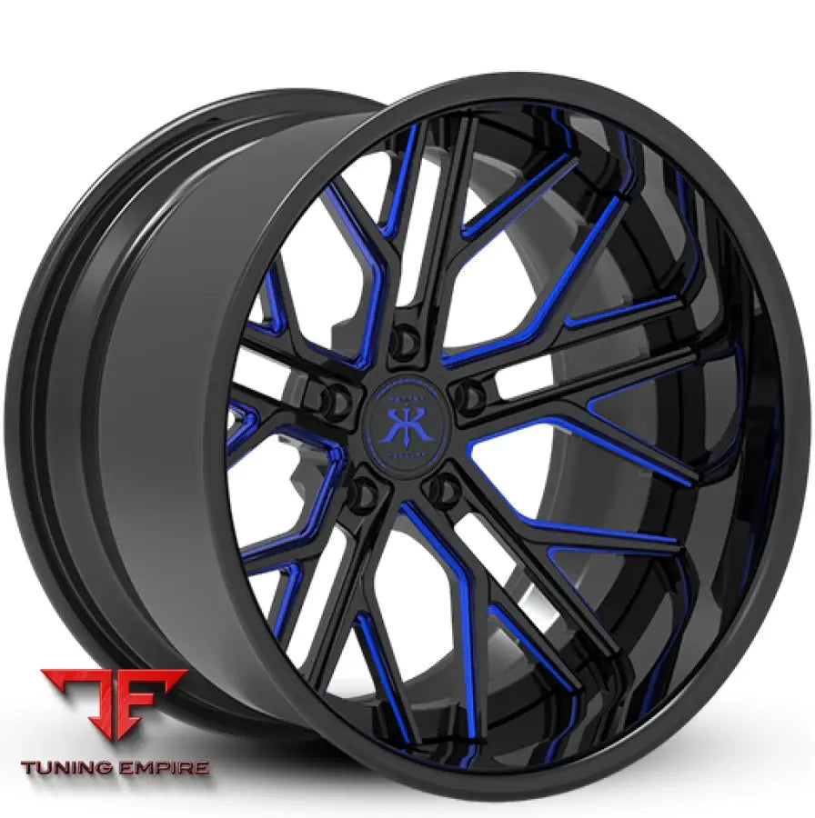 Rennen RF-12 forged wheel in gloss black