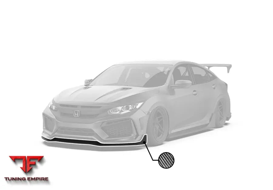 ROBOT 10th Gen Honda Civic Front Bumper & Front Lip - Front Bumpers & Splitters