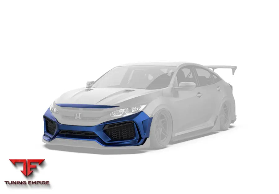 ROBOT 10th Gen Honda Civic Front Bumper & Front Lip - Front Bumpers & Splitters