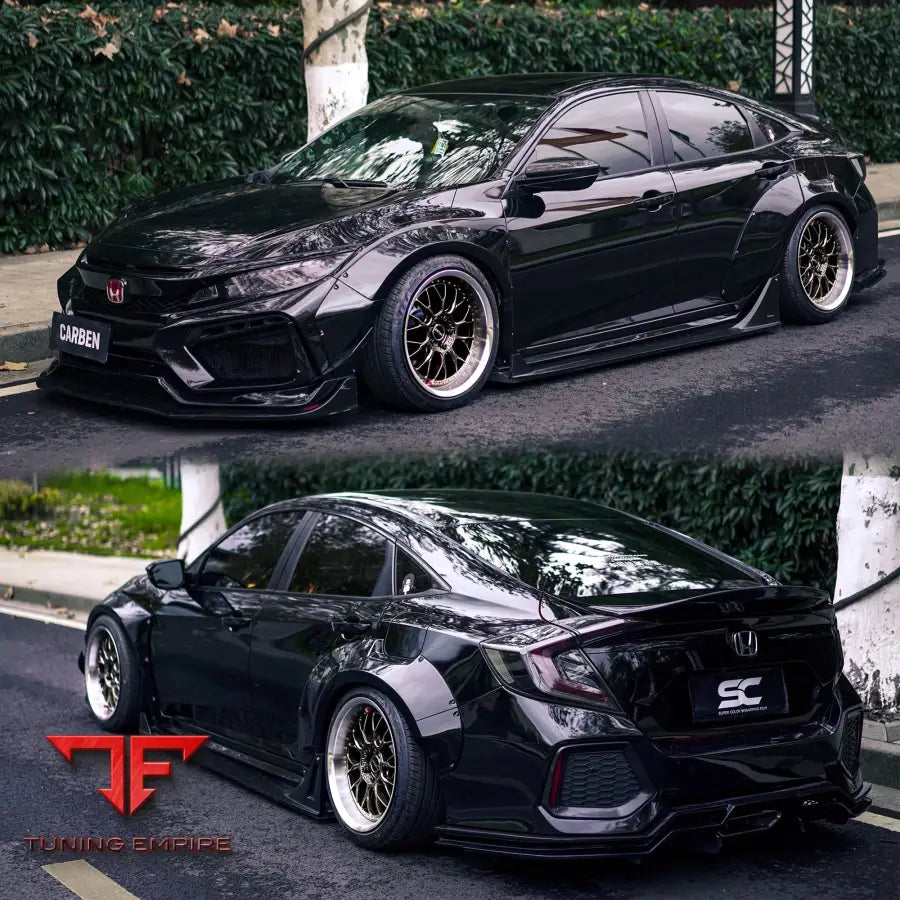 ROBOT 10th Gen Honda Civic SEDAN FRP Complete Widebody Kit - Full Body Kits