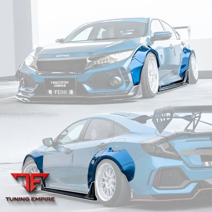 ROBOT 10th Gen Honda Civic SEDAN / Hatchback FRP Complete Widebody Kit - Full Body Kits
