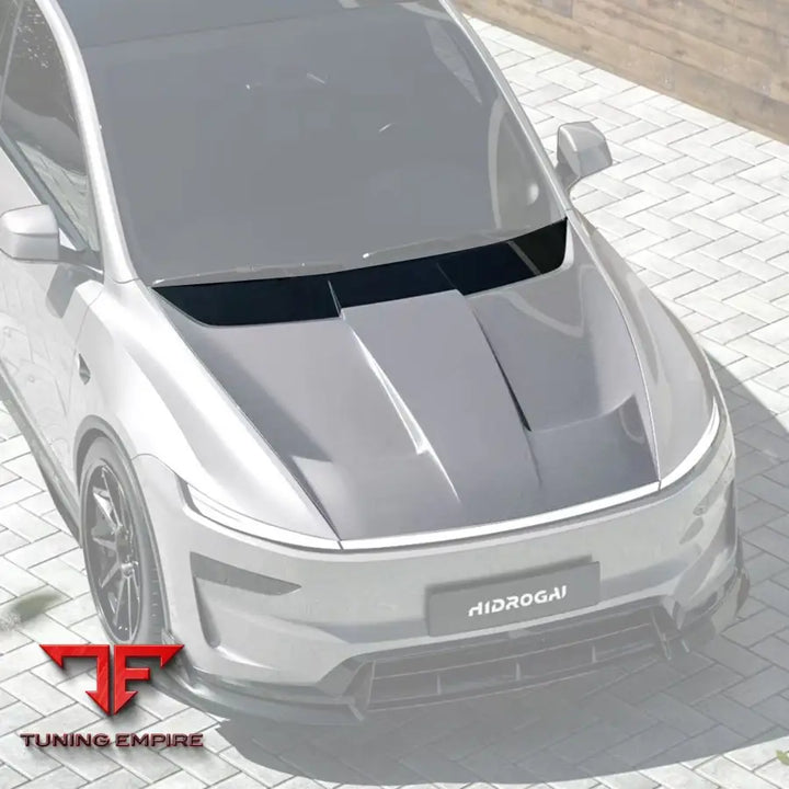 ROBOT 2025+ Tesla Model Y FRP / Carbon Fibre Bonnet - Bonnets & Hoods