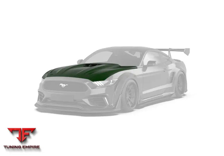 ROBOT Ford Mustang V3 Hood / Bonnet (Fits S550.1 Only) - Bonnets & Hoods