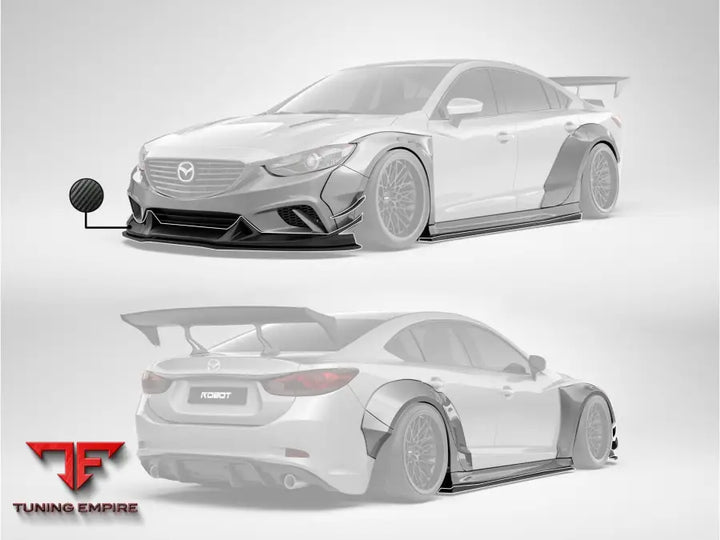 ROBOT Mazda 6 2014-2017 Plus Body Kit FRP Complete Widebody Kit - Full Body Kits