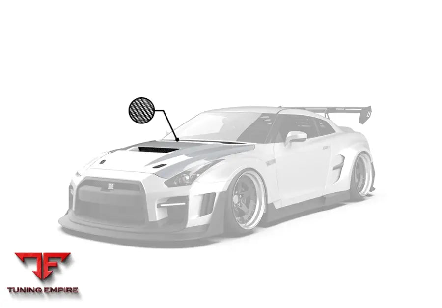 ROBOT Nissan GTR Body Kit R35 Hood / Bonnet - Full Body Kits