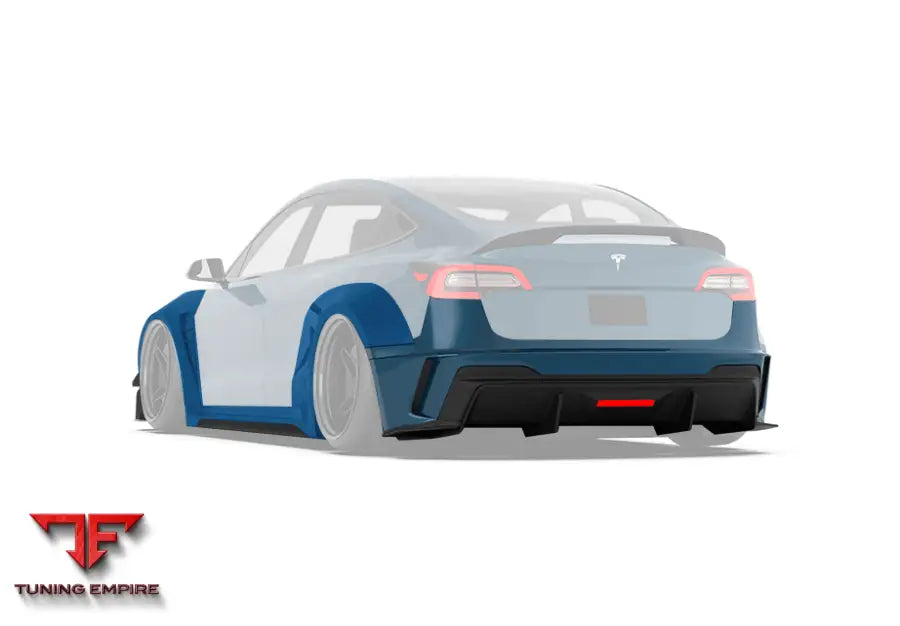 ROBOT Tesla Model 3 2017-2023 ’HACKER’ Widebody FRP & Partial Carbon Full Kit - Full Body Kits