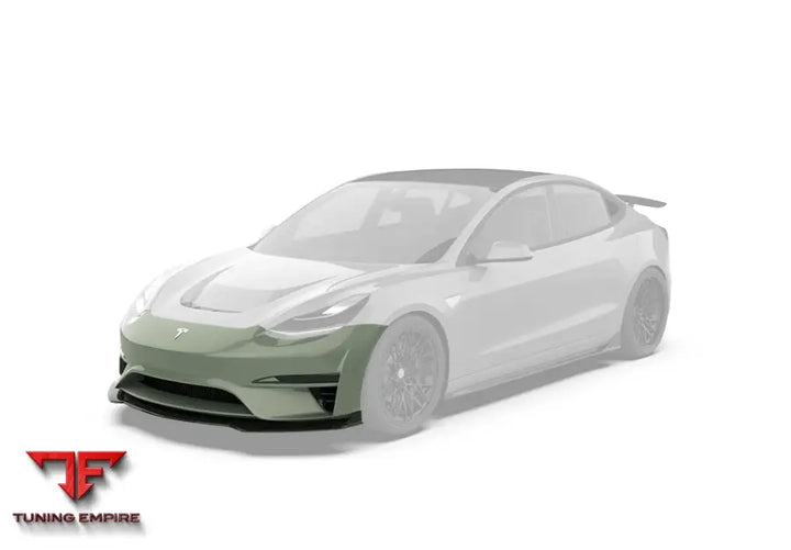 ROBOT Tesla Model 3 ’Crypton’ Front Bumper & Front Lip - Front Bumpers & Splitters